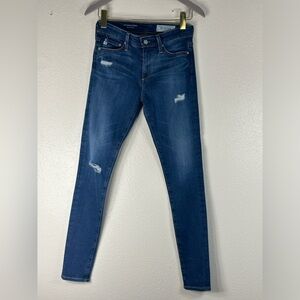 AG Adriano Goldschmied Blue Skinny Jeans